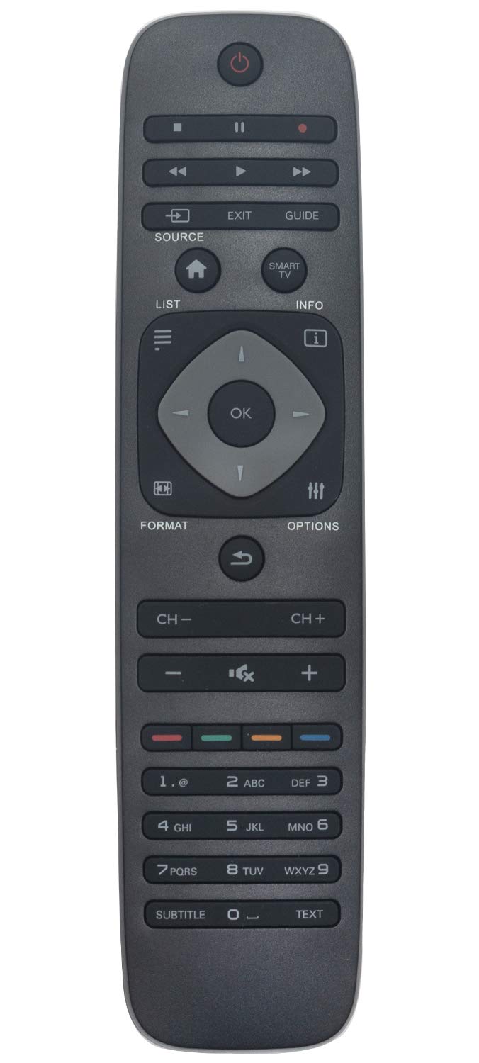 ALLIMITY 398GR8BD3NTPHH Remote Control Replace for Philips TV 22PFL4208T/12 32PFL3208T/60 2PFL4208H/12 32PFL4268T/12 39PFL4208T/12 40PFL4468K/12 42PFL4208M/08 46PFL4208M/08