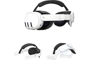 YipuVR Head Strap for Meta/Oculus Quest 3 Headset,Adjustable Elite Headband Replacement for Enhanced Support,Foldable Comfort Quest 3 Accessories Reduce Face and Head Pressure