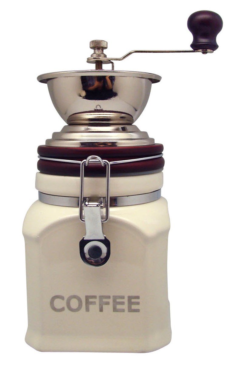 London Pottery Steel Coffee Grinder with Ceramic Clip Jar Base Amazon.co.uk Kitchen & Home
