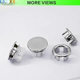 LRMYS Chrome Plating Ring & Cover Overflow Set 22-24mm 6 Pack Bathroom Sink view 8