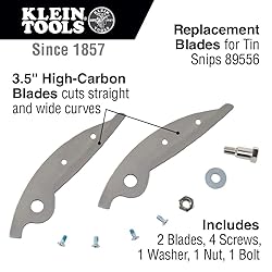 Klein Tools 89555 Replacement Blades for Tin Snips
