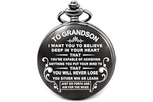 LEVONTA Birthday Gifts for Men Pocket Watch, Men Gifts for Anniversary Graduation Fathers Day Valentines Day, Unique for Him