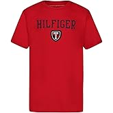 Tommy Hilfiger Boys' Short Sleeve Graphic Crew Neck T-Shirt, Soft, Comfortable, Relaxed Fit