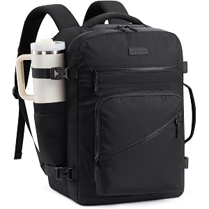 LOVEVOOK 40L Travel Backpack for Women Men, Airline Approved Carry On Luggage, Multi-Pocket TSA Personal Item Bag fits 17 Inc