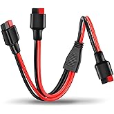 PAEKQ Cable divisor en Y 10AWG Anderson para panel solar, cable adaptador paralelo de rama para generador solar portátil, est