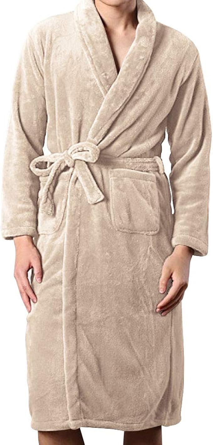 fluffy bathrobe mens