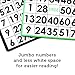 100-pack Green Reusable Bingo Cards with Unique Numbers for 100 Players - Family Bingo Game Accessories - Use with Clear Chips