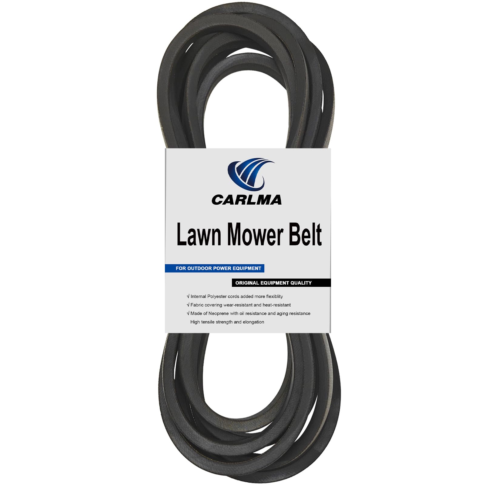 Photo 1 of CarlMa Lawn Mower 105-7790 Deck Belt for Toro Z500 Z587 Z528 Z557 Z558 Z595 52 inch and 72 inch Turbo Force Deck Lawn Mower (5/8"x226")