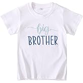 Big Brother Shirt for Toddler Baby Boys Announcement T Shirt Sibling Outfit Clothes 1-5t
