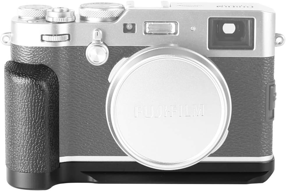 Meike MK-X100FG Quick Release L Plate Hand Grip Bracket Metal Base Compatible with Fujifilm, Black - Image 4