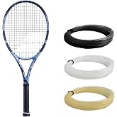 Babolat Pure Drive Strung Tennis Racquet (11th Gen) | Strung with 16g Syn Gut at Mid-Range Tension