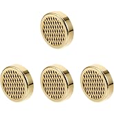 Hemoton 4Pcs Round Golden Cigar Humidor Humidifier Sponge for 20-25 Cigars Humidor Accessories Moisture Control Container for Optimal Cigar Storage