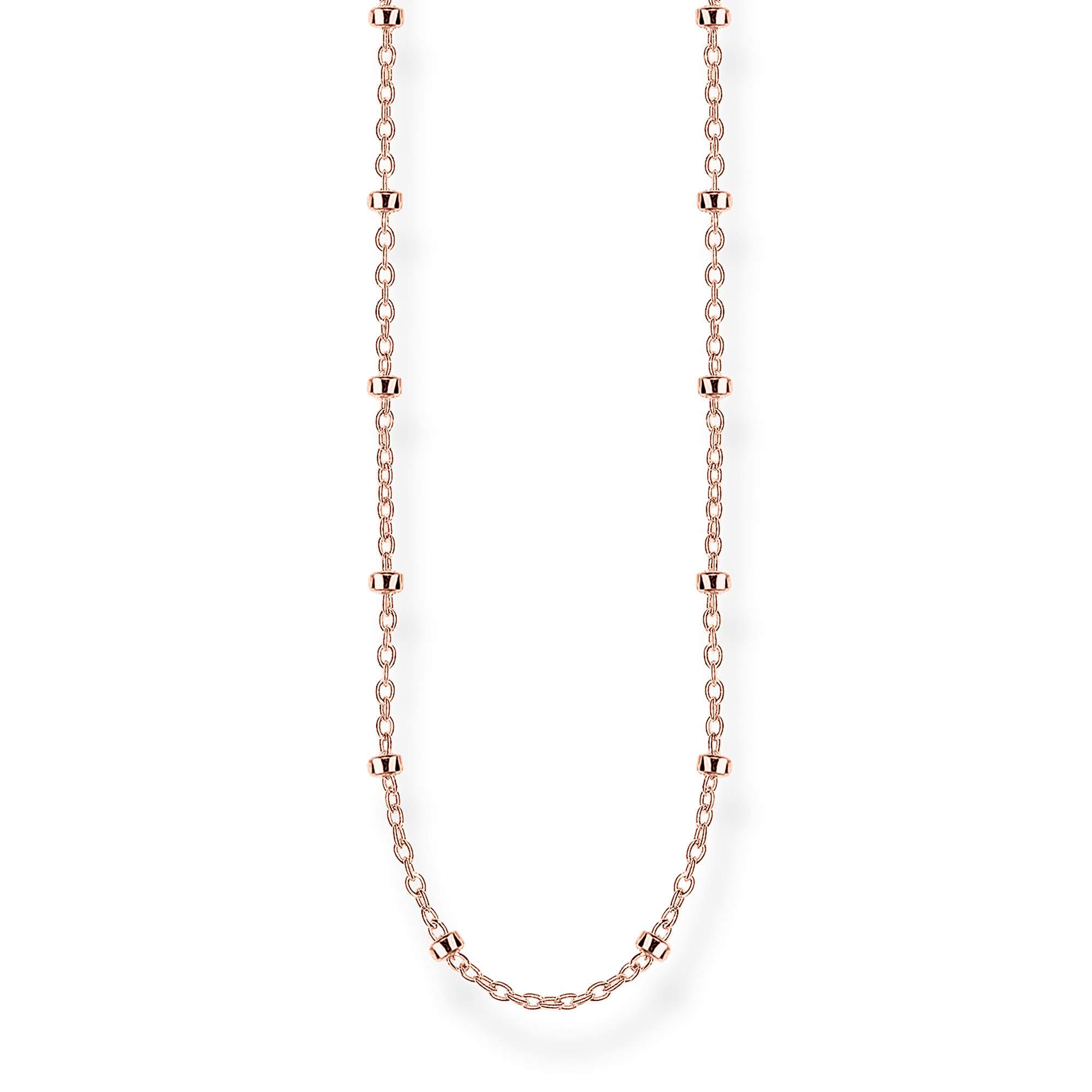 Thomas Sabo round belcher chain rose gold 925 Sterling Silver, 18k Rose Gold Plating