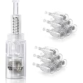 12 microneedle pen cartridges - 0.25mm home microneedling tool for face and scalp, suitable for electric microneedling.