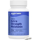 Amazon Basics Extra Strength Melatonin Tablets, 10 mg, 120 Count