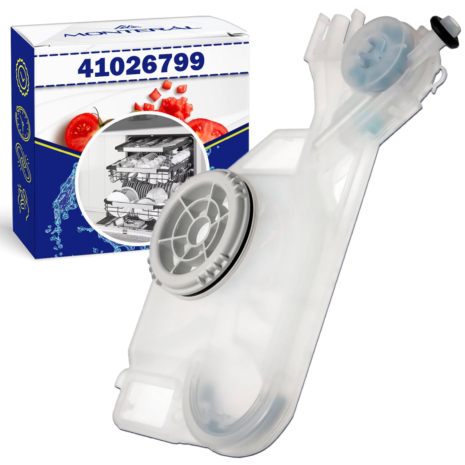 Water Volumetric Flow Meter for Dishwasher with the Original Code 41026799 for Candy – Warranty 10 Years – MONTERAL