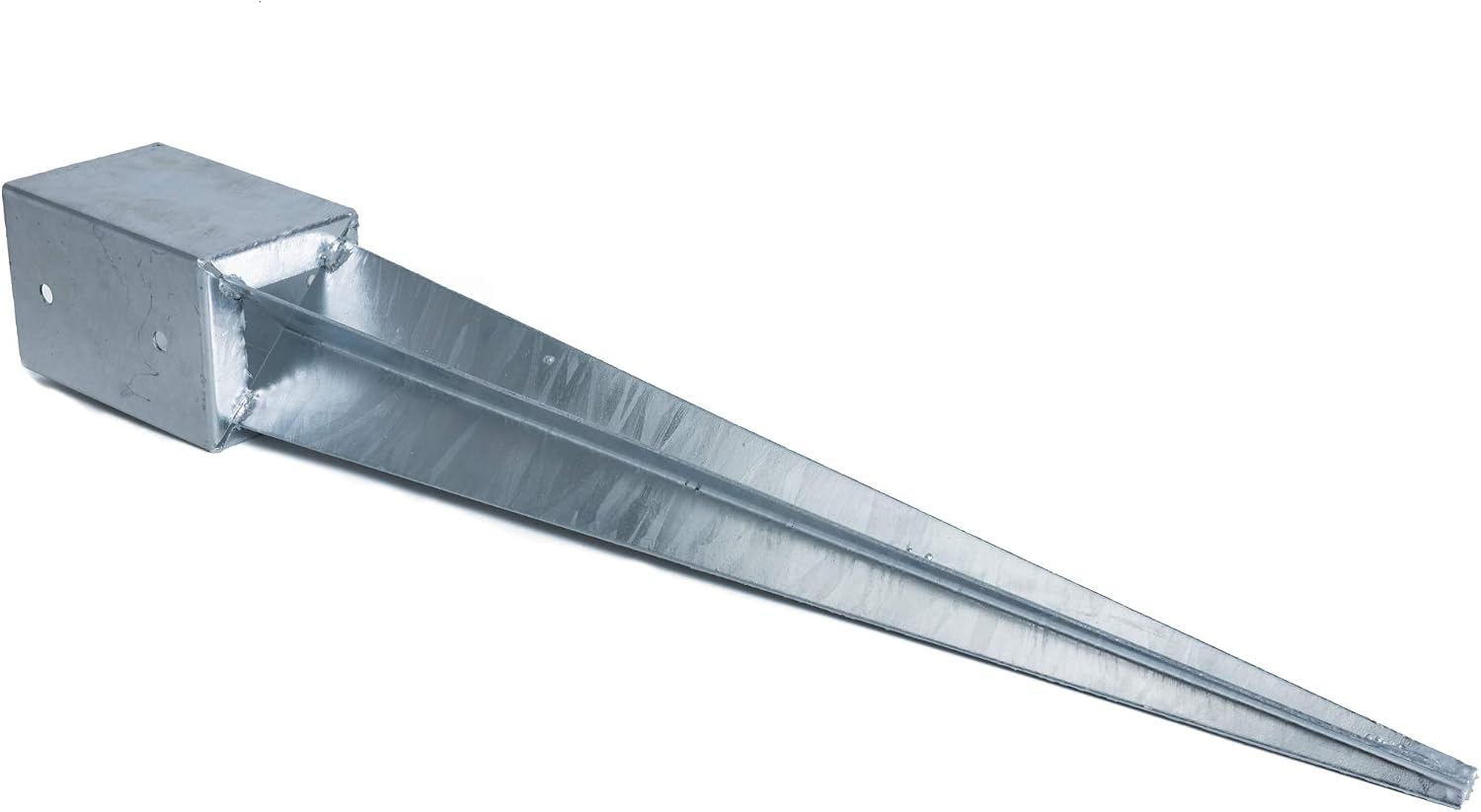 KOTARBAU® Ground Anchor, Post Spike, Galvanised Steel, 75 cm (29.5 inches), Silver, Ground Anchors Heavy Duty - Image 3