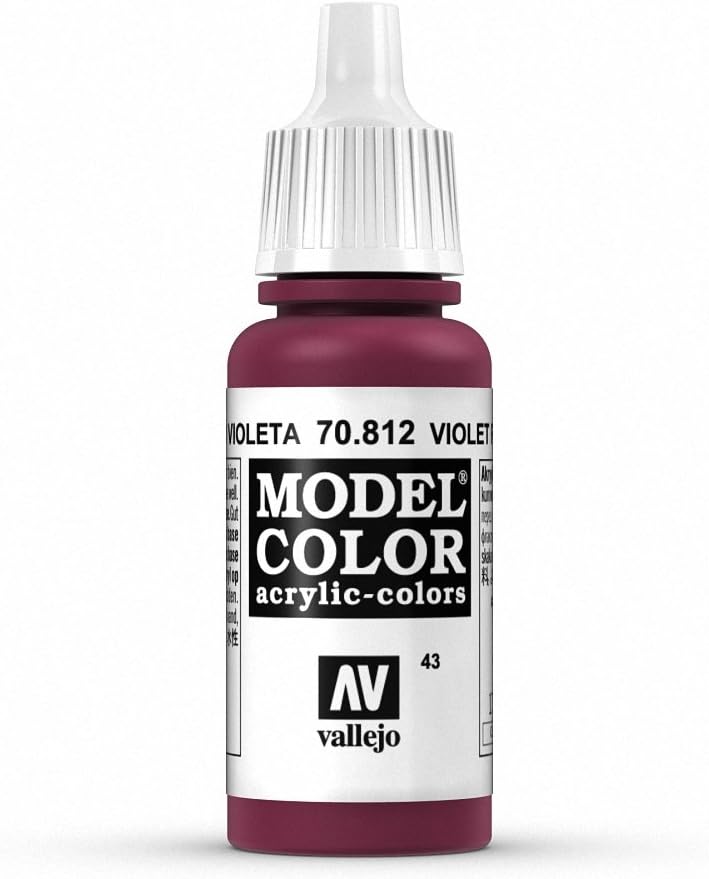 Vallejo 812 Model Color Violet Red 17 ml Acrylic Paint - Waterbased Non-Toxic