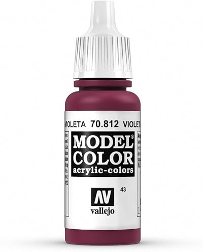 Vallejo 812 Model Color Violet Red 17 ml Acrylic Paint - Waterbased Non-Toxic