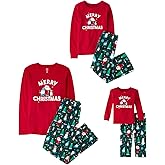The Children's Place Baby and Family Matching Fleece Holiday Pajama Set