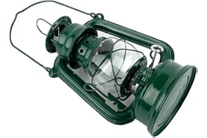 Retro Style Petroleum Storm Lantern Metal Outdoor Camping Lamp, Vintage Kerosene Fuel Tinplate Lantern for Outdoor Camping In