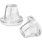 Ahuliao Boat Scupper Drain Valve Self-Bailing Ball Fits 3/4 Inch to 1-1/2 Inch Boats Scuppers Openings - 2 Pack