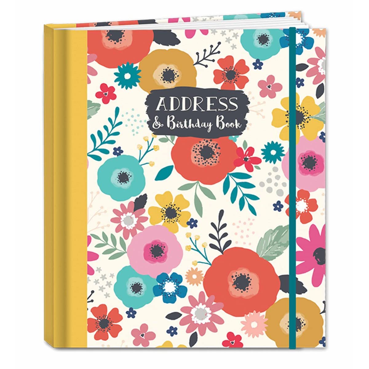Bohemia Stationery - A5 Address Book - Flowers