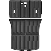 Rear Cargo Liners & Backrest mat for New 2025 2026 Tesla Model Y Juniper 5-Seats All Weather TPE Trunk Mat Cargo Mat Accessor