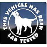 Amazon.com: Slap-Art This Vehicle Has Been Lab Tested Labrador ...