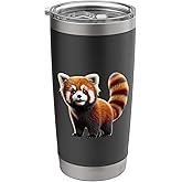 Cute Red Panda Adorable Animal Design Stainless Steel Insulated Tumbler
