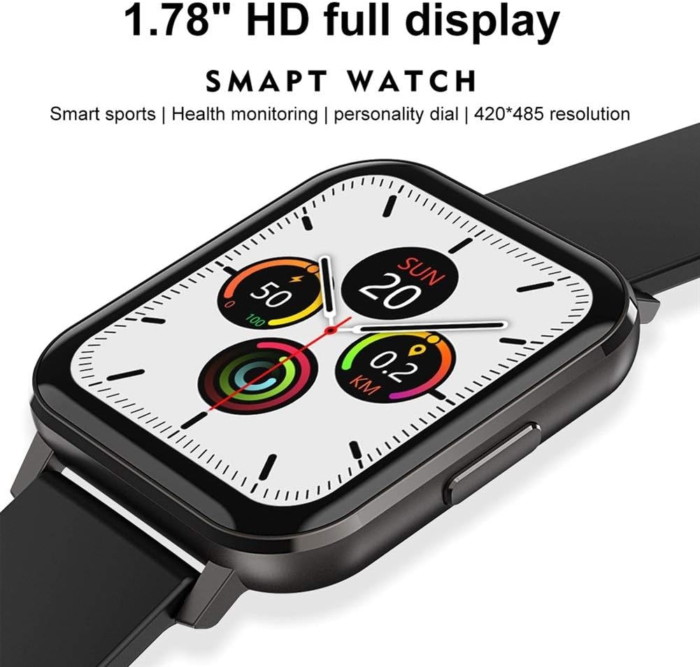 Dtx Smart Watch 1 78 Inch Large Screen Ecg Ip68 Waterproof Weather Forecast Smartwatch For Ios Android Phone Color Silica Gray Amazon Co Uk Electronics Photo