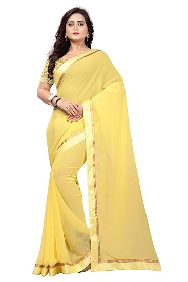 Chiffon with Blouse Piece Saree