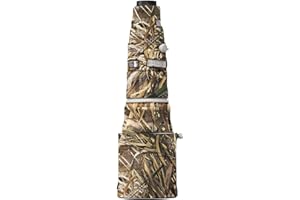 LensCoat Cover Camouflage Neoprene Lens Cover Protection Nikon 500 F/4 FL VR, Realtree Max5 (lcn500flm5)