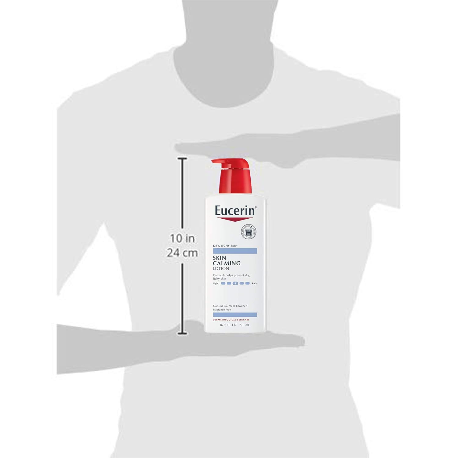 Eucerin Skin Calming Lotion - Full Body Lotion for Dry, Itchy Skin, Natural Oatmeal Enriched - 16.9 fl. oz Pump Bottle : Beauty