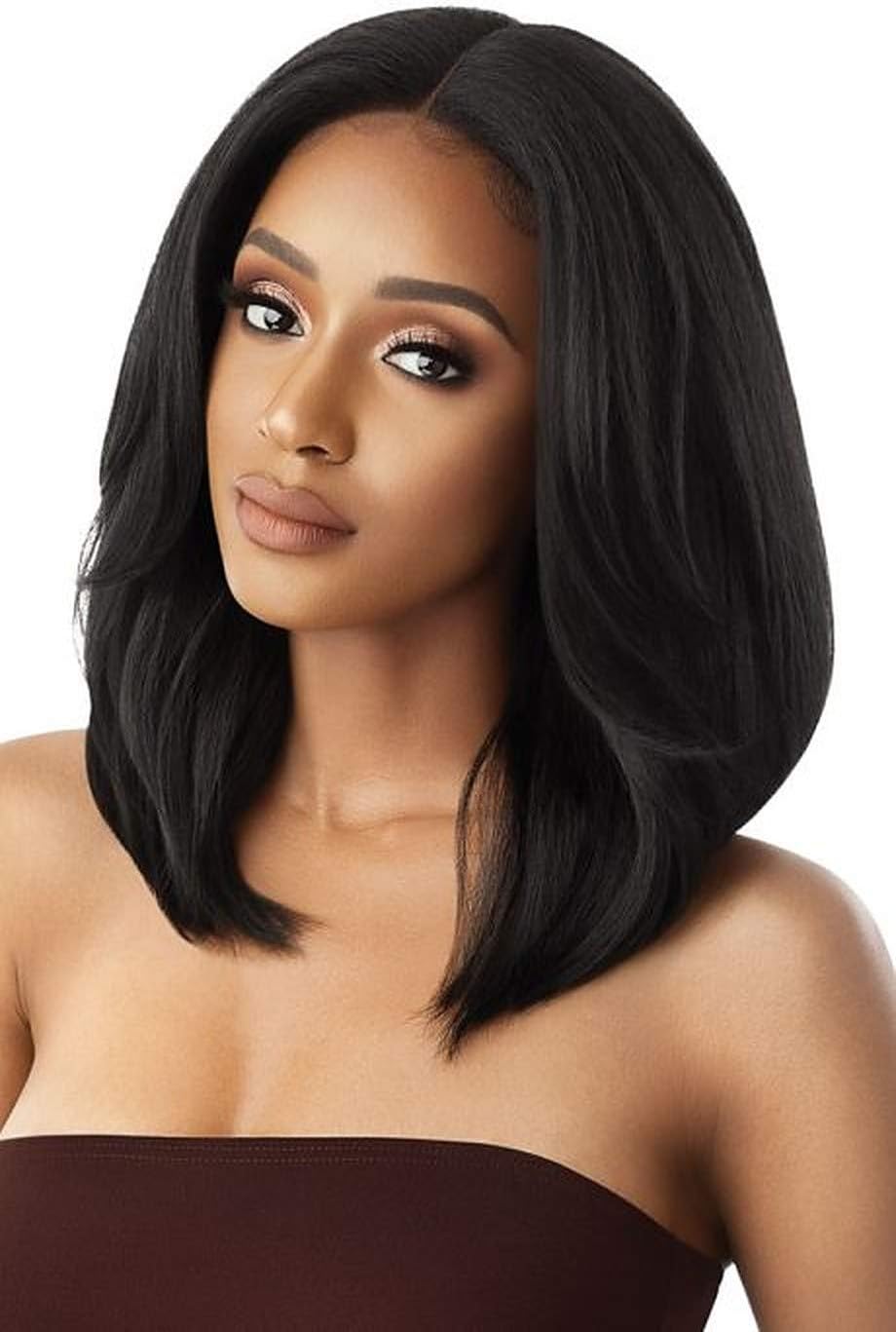 NEESHA OT006 Natural & Soft Lace Front Wigs for Women - Pre-plucked Swiss Lace Natural Texture & Volume (BUTTERSCOTCH)