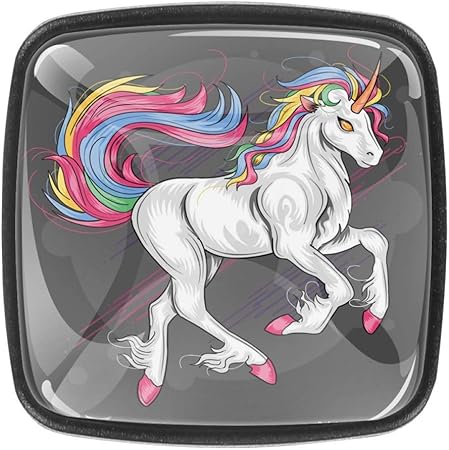 Gabinete perillas y tiradores Unicornio volador Perillas para