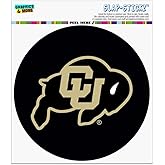 University of Colorado Logo Automotive Car Window Locker Circle Bumper Sticker