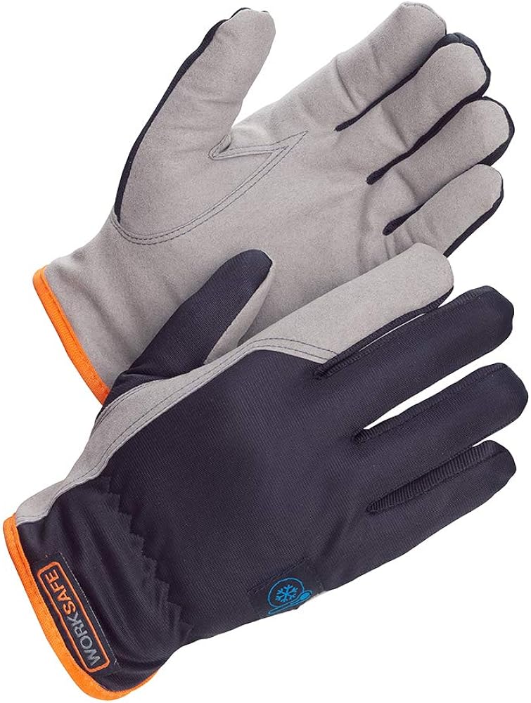 Worksafe A100W Thermal Work Gloves Warm Lined Chrome A 100W 12 Pairs