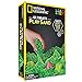 NATIONAL GEOGRAPHIC Play Sand - 2 LBS of Sand with Castle Molds and Tray (Green) - A Kinetic Sensory Activity