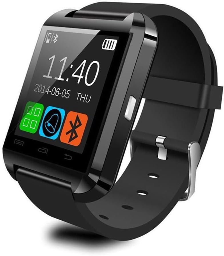 Hlion U8 Bluetooth Smart Watch Wrist Wrap Watch for iOS, Android, Symbian, BlackBerry OS and Windows Phone -Black