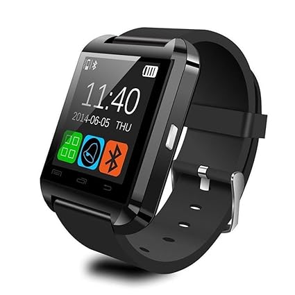 Hlion U8 Bluetooth Smart Watch Wrist Wrap Watch for IOS, Android, Symbian, Blackberry OS and Windows Phone -Black