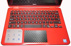 BingoBuy 5-Pack Black Carbon Fiber Touchpad Trackpad Decal Sticker Skin Cover Protector for Dell inspiron 11-3000 Series 11-3162 3168 3169 3179 3180 3185 3195 (Model 11-3168/11-3169/11-3179/11-3185)