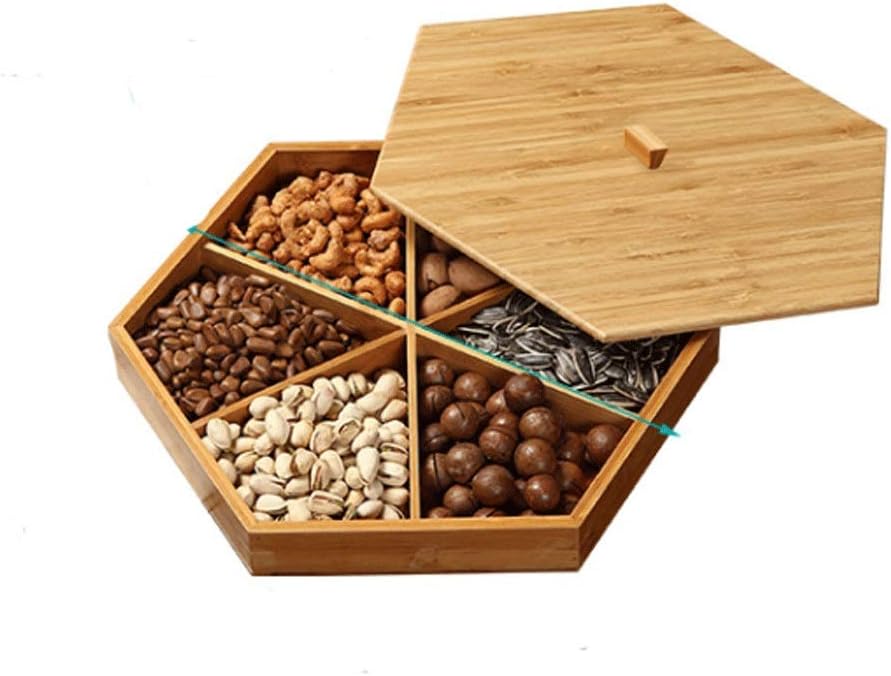 SHYOD Dried Fruit Storage Box With Lid Living Room Household Dried