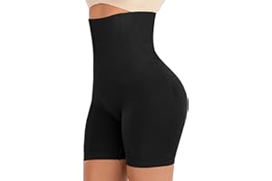 Lelinta Shapewear Shorts For Women Tummy Control High Waist Body Shaper Compression Thigh Slimmer Butt Lifter Panties