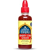 A Taste of Thai Sweet Chili Sauce &ndash; Authentic Thai Chili Sauce for Dipping, Stir-Fry, &amp; Marinades &ndash; Asian Red Hot Sauce with Sweet Tangy Flavor - Trans Fat-Free, Gluten-Free &amp; No GMO &ndash; 7 oz