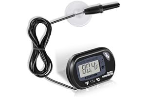 NEPTONION Aquarium Thermometer LCD Digital Aquarium Thermometer Fish Tank Water Terrarium Temperature For fish and reptiles l
