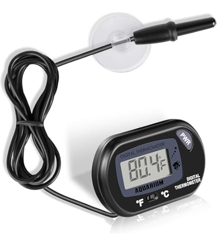 Termometro Digitale Zoomed Per Terrari - Con Sonda, Misura In Celsius E Fahrenheit