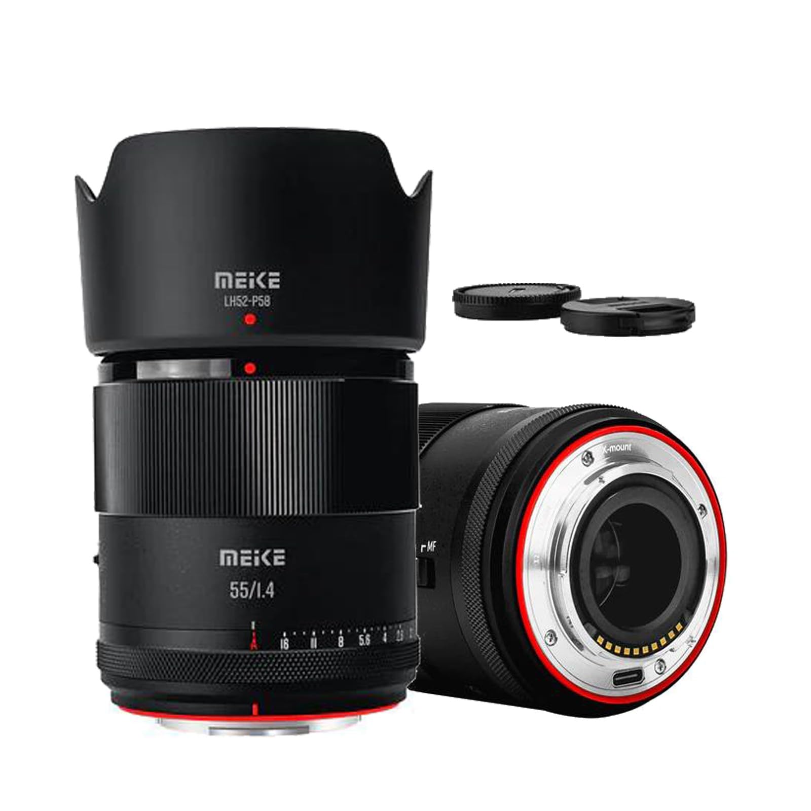 Meike 55Mm F1.4 Auto Focus Stm Aps-C Camera Lens For Fujifilm X-Mount Cameras X-T5 X-H2 X-H2S X-T30 Ii X-T4 X-A7 X-E3 X-E4 X-H1X-Pro2 X-T3 X-T10 X-T20 X-T2 X-T1