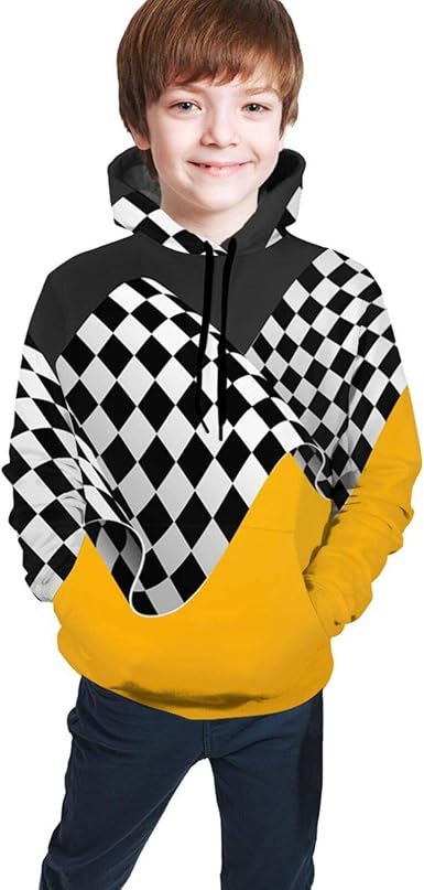checkered hoodie kids