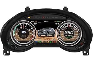 Compatible with Lexus GX460 2009-2020 Car Upgrade 12.3 Inch LCD Dashboard Auto Speedometer System Digital Cluster Instrument